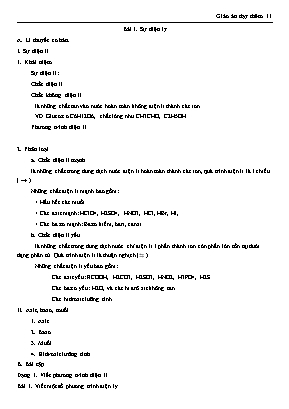 Giáo án dạy thêm Hóa học Lớp 11